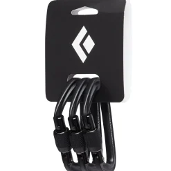 Black Diamond BD HotForge Screwgate 3-pack screw-lock climbing carabiner* Carabiners And Quick Links